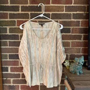 Express cold shoulder top